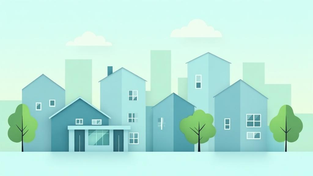 City buildings illustration